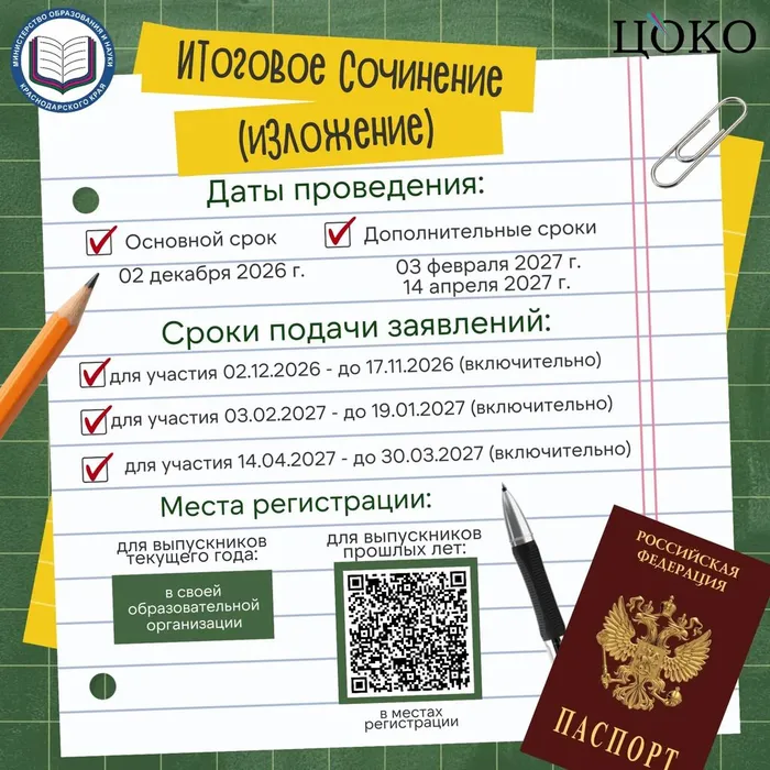 Итоговое сочинение (изложение)
